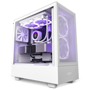 NZXT H Series H5 Flow Edition ATX Mid Tower Chassis All White color