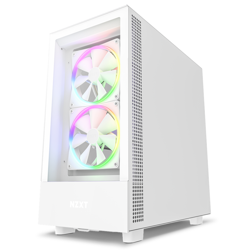 NZXT H Series H5 Elite Edition ATX Mid Tower Chassis All White color