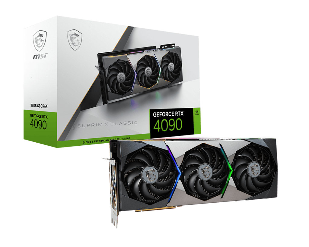 MSI GeForce RTX 4090 SUPRIM X 24G Gaming Graphics Card