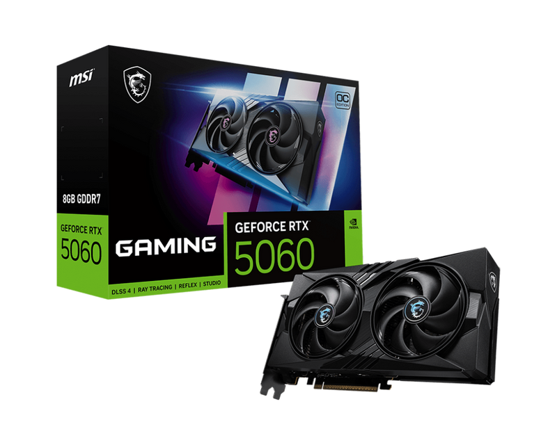 MSI GeForce RTX 5060 8G GAMING OC Gaming Graphics Card