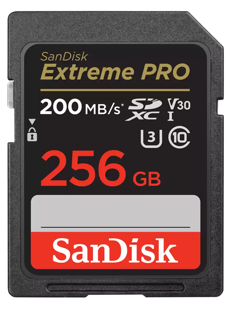 SanDisk SDSDXXD-256G-GN4IN 256GB Extreme PRO Memory Card 200MB/s Full HD & 4K UHD Class 30 Speed Shock Proof Temperature Proof Water Proof X-ray Proof Digital Camera