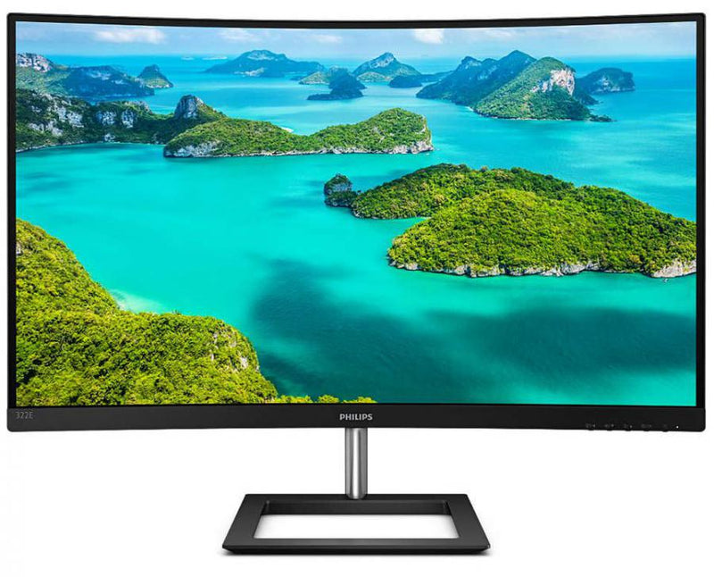 Philips 322E1C 31.5" (16:9) FHD Curved Monitor. VA, 1920x1080, 4ms, VGA, HDMI, DP, 1500R, 3YR