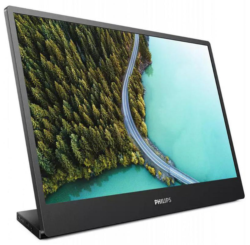 Philips 16B1P3300 15.6" FHD Portable Monitor. IPS, 1920x1080, 4ms, 75Hz, Mini-HDMI, USB-C/15W PD, Speaker, 4YR
