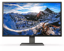 Philips 439P1 43" (16:9) UHD Monitor. VA, 3840x2160, 4ms, 60Hz, HDMI, DP, USB-C/90W PD, RJ45, RS232, H/Adj, KVM, MultiVeiw, Speaker, Remote, 4YR