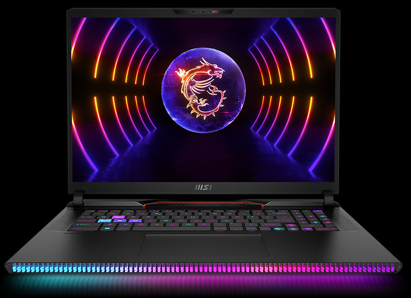 MSI Raider GE78HX 13VI-073AU Gaming Laptop. 17" QHD IPS, 240Hz, Raptor Lake i9-13980HX, RTX 4090, GDDR6 16GB, DDR5 16GB*2, 2TB NVMe PCIe Gen4x4 SSD*2, Windows11 Pro, Per-Key RGB gaming keyboard by SteelSeries, Core Black, 3.1KG.