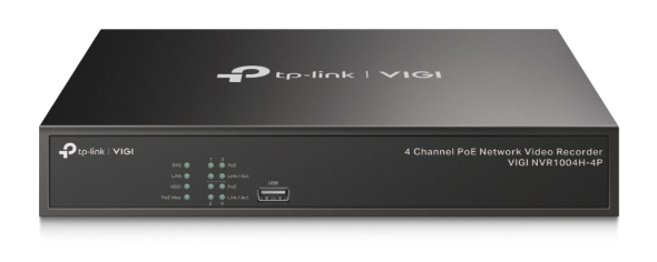 TP-Link VIGI NVR1004H-4P 4 Channel PoE Network Video Recorder