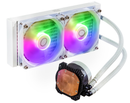 Cooler Master MLW-D24M-A18PZ-RW ML240L Core White ARGB, 2x New 120 ARGB Fan, New Dual Chamber Gen S, 240mm Radiator with Larger Surface Area, CryoFuze Thermal Paste