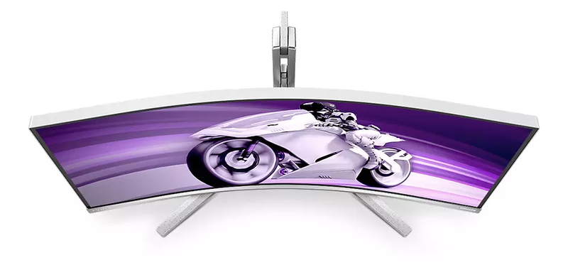 Philips 34M2C8600 34" (21:9) WQHD Evnia UltraWide Curved Gaming Monitor. QD OLED, 3440x1440, 0.03ms, 175Hz, HDMI(2), DP, USB-C/90W PD, MultiView, H/Adj, Speaker, White, 3YR