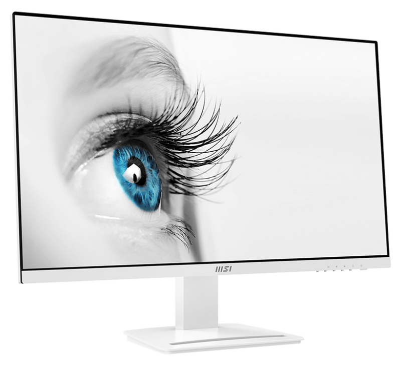 MSI PRO MP273AW 27" Business & Productivity Monitor. White, 27"/IPS/FHD/100Hz/1ms/DP,HDMI,VGA/Speakers/3Y