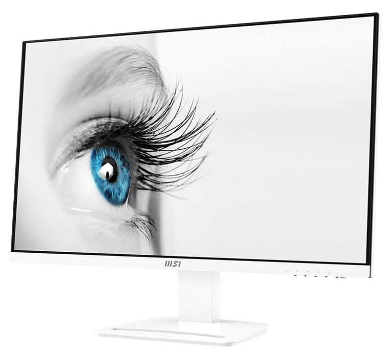 MSI PRO MP273AW 27" Business & Productivity Monitor. White, 27"/IPS/FHD/100Hz/1ms/DP,HDMI,VGA/Speakers/3Y