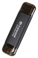 Transcend TS512GESD310C 512GB ESD310 Portable SSD.  Black, USB Type C/Type A, Up to 1,050 MB/s