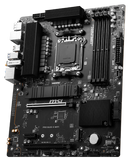 MSI PRO B650-S WIFI AMD AM5 ATX Motherboard, 4x DDR5 ~192GB, 2x PCI-E x16, 2x M.2, 4x SATA, 11x USB 3.2, 4x USB 2.0