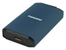 Transcend TS2TESD410C 2TB ESD410 Portable & Rugged SSD.  Dark Blue, USB Type C/Type A, Up to 2,000 MB/s
