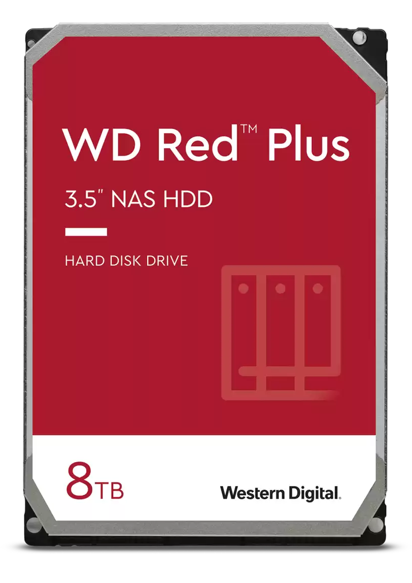 Western Digital WD80EFPX Red Plus 8TB 3.5" NAS Hard Drive