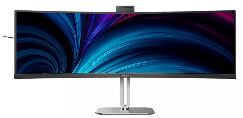 Philips 49B2U5900CH 49" (32:9) DQHD SuperWide Curved Monitor. VA, 5120x1440, 4ms, 75Hz, HDMI(2), DP, USB-C/100W PD, RJ45, H/Adj, Webcam, KVM, MultiVeiw, Speaker, 4YR