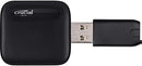 Crucial CT4000X6SSD9 4TB External Portable SSD. 540MB/s USB3.2 USB-C USB3.0 Durable Rugged Shock Vibration Proof for PC MAC PS4 PS5 Xbox One Android iPad Pro