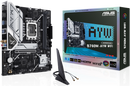 ASUS B760M-AYW WIFI LGA 1700 mATX Motherboard 96GB, 2 X DDR5 , 1 x PCIe 4.0 x16 slot, 2 x M.2 slots , 4 x SATA ,2.5Gb Ethernet,Wi-Fi 6