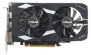 Asus DUAL-GTX1650-O4GD6-P-EVO NVIDIA GeForce GTX1650 Gaming Graphics Card. OC Edition 4GB GDDR6 EVO, 1755 MHz Boost Clock, RAM 12 Gbps, 1xDP, 1xHDMI, 1xDVI