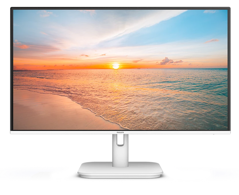 Philips 24E1N1100AW 23.8" (16:9) FHD Monitor. IPS, 1920x1080, 4ms, 100Hz, VGA, HDMI, Speaker, White, 3YR