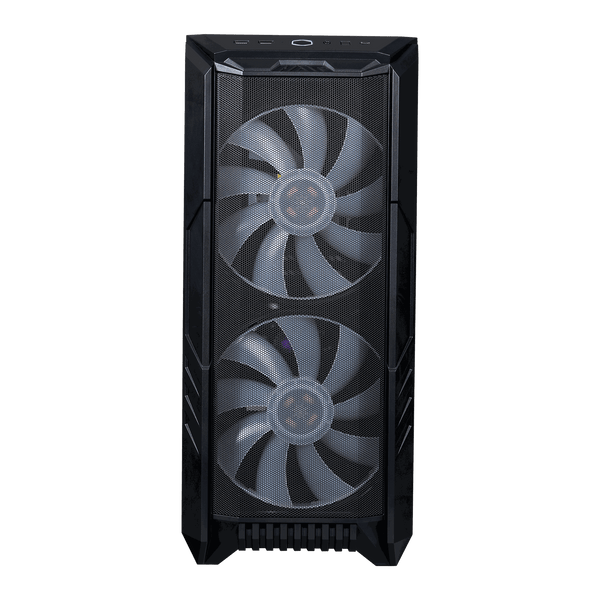 Cooler Master H500-KGNN-S00 MasterCase HAF500, Mesh Front Panel, Dual 200MM ARGB Fans, Rotatable GPU Fan