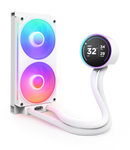 NZXT RL-KR24E-W2 Kraken Elite 240 RGB V2 - 240mm AIO liquid cooler w/ Display and RGB Core Fan - Single Frame (White)
