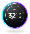 NZXT RL-KR24E-W2 Kraken Elite 240 RGB V2 - 240mm AIO liquid cooler w/ Display and RGB Core Fan - Single Frame (White)