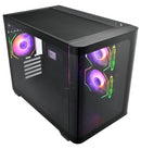 FSP S380-BA Micro ATX Gaming Case. Black