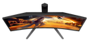 AOC C27G4Z 27" Curved Gaming Monitor. FHD, 0.3MS, 280HZ, FREESYNC, 1500R, HDMI, DP, H/ADJ, 3YR