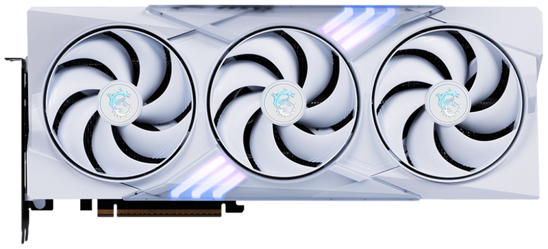 MSI GeForce RTX 5070 12G GAMING TRIO OC WHITE Gaming Graphics Card. White