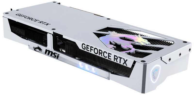 MSI GeForce RTX 5070 12G GAMING TRIO OC WHITE Gaming Graphics Card. White