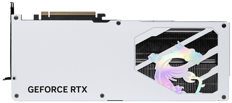 MSI GeForce RTX 5070 12G GAMING TRIO OC WHITE Gaming Graphics Card. White