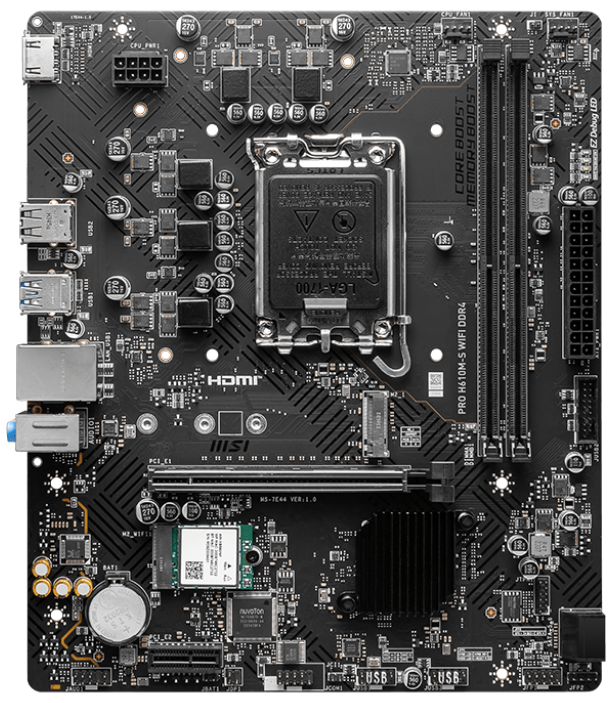MSI H610M-S DDR4 WIFI Intel LGA1700 Motherboard