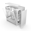 NZXT CC-H52FW-01 H5 FLOW 2024 ATX MID TOWER CASE. 2*120mm Case Fans included, White