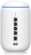 Ubiquiti UDR UniFi Dream Router - WiFi 6 router, USG, 2x PoE Output - UniFi OS Console (UniFi Network, Protect, Talk, Access) Up to 700Mbps WAN Speeds