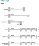 FSP HG2-850,Gen 5 Hydro G PRO ATX3.0(PCIe5.0) 850W Full Modular 80+ Gold Power Supply