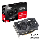 Asus DUAL-RX7600-O8G-V2 AMD Radeon RX7600 Gaming Graphics Card. OC Edition, 8GB GDDR6, 1x HDMI, 3xDP