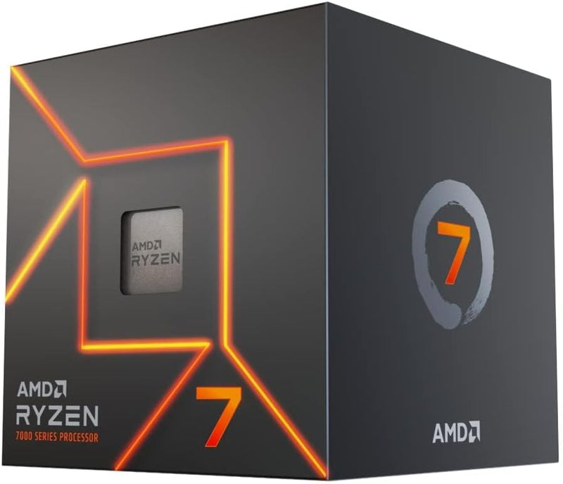 AMD Ryzen 7 7700 8 Cores / 16 Threads, 65 watts, Max Freq 5.3Ghz, 40MB Cache, Wraith Prism Cooler & Radeon Graphics