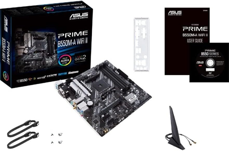 Asus PRIME B550M-A WIFI II AM4 Micro-ATX Motherboard