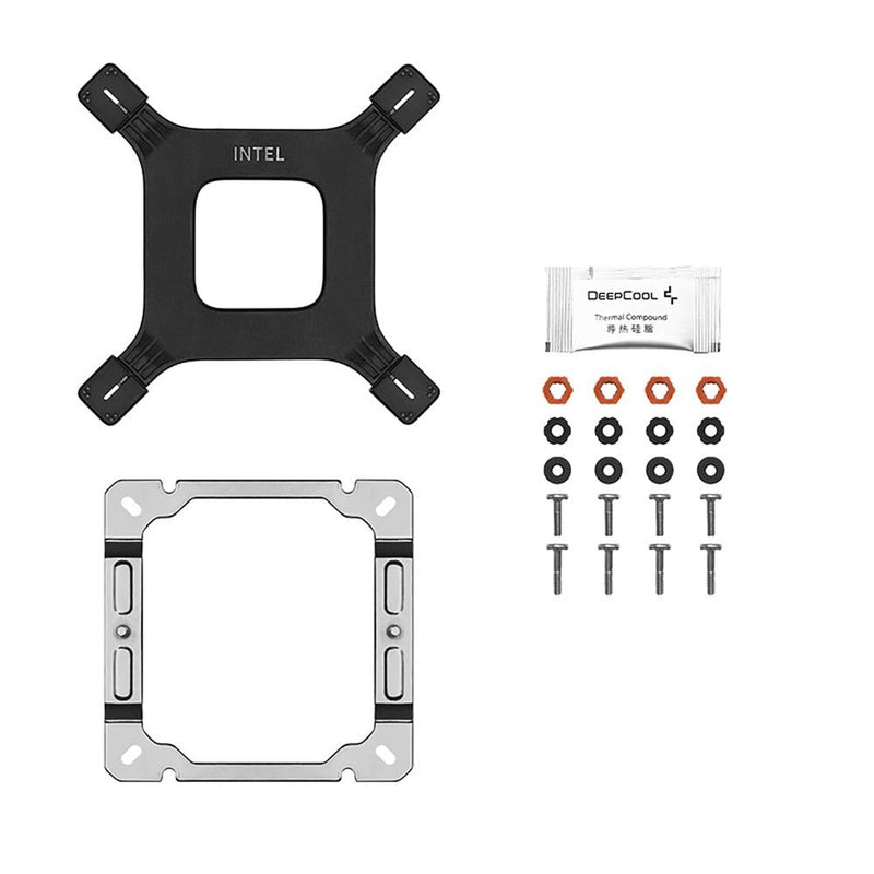 DeepCool R-AG400-WHANMC-G-2 AG400 ARGB WHITE Single Tower CPU Cooler, TDP 220W, 120mm Static ARGB Fan, Direct-Touch Copper Heat Pipes, Intel LGA1700/AMD AM5 Support