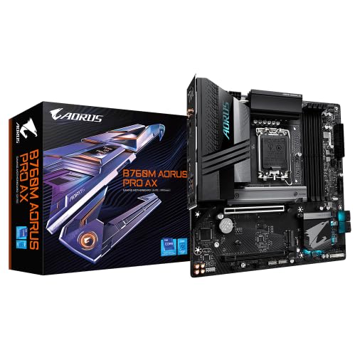 Gigabyte B760M AORUS PRO AX DDR5 LGA1700 Micro-ATX Motherboard