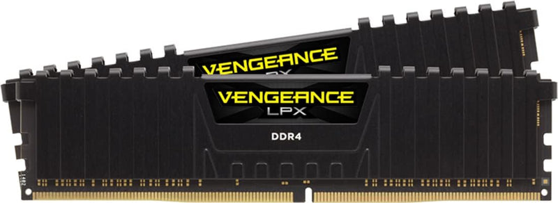 Corsair CMK32GX4M2Z3600C18 Vengeance LPX 32GB (2x16GB) DDR4 3600MHz C18 Black Heat Spreader XMP 2.0 Desktop Gaming Memory
