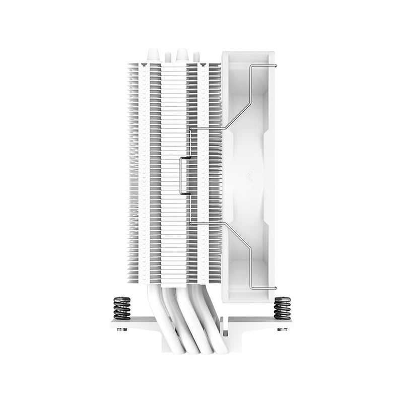 DeepCool R-AG400-WHANMC-G-2 AG400 ARGB WHITE Single Tower CPU Cooler, TDP 220W, 120mm Static ARGB Fan, Direct-Touch Copper Heat Pipes, Intel LGA1700/AMD AM5 Support