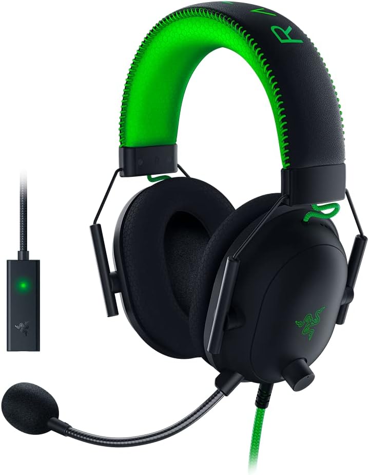 Razer RZ04-03230200-R3M1 BlackShark V2 - Wired Gaming Headset + USB Sound Card - SE - World Packaging