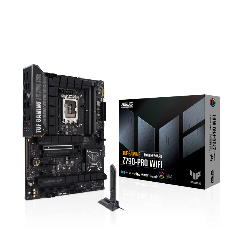 ASUS Z790 TUF GAMING Z790-PRO WIFI 6E (14th Gen) 192GB, 4x DDR5, PCIe 5.0 slot, 4 xM.2 slots, 4 x SATA, 2.5Gb