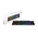 MSI STRIKE 600 SILENT US Gaming Keyboard. Mechanical Silent Switches, Black