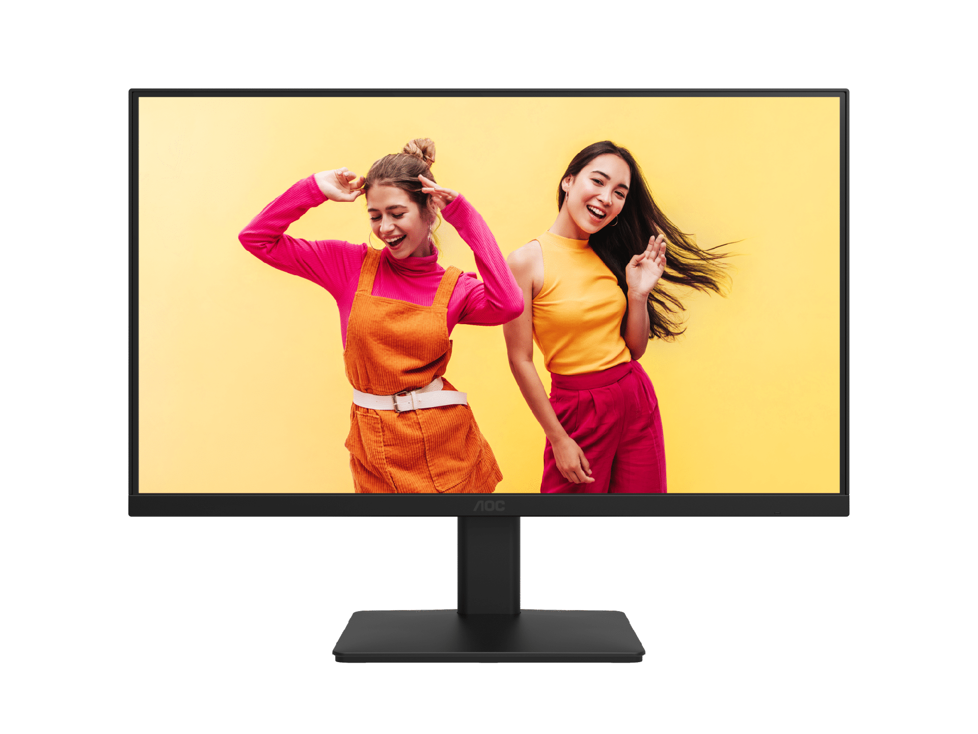AOC 24B20JH2 23.8" FHD Monitor. IPS Panel, 1920x1080, 100Hz, HDMI 1.4, VGA, Tilt, Low Blue, Flicker Free, Ultra Slim, VESA 100mm Compatible With Additional Parts(need to order separately), Home Office Monitor