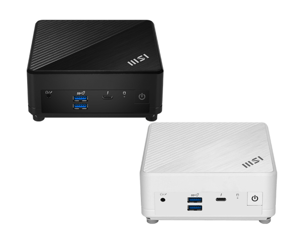 MSI Cubi 5 12M-007BAU Barebone Mini PC. i7-1255U/1x M.2/1x 2.5"/2x DDR4/1x USB 3.2 Gen 2 Type A/1x Thunderbolt 4 (USB Type C port)/2x RJ45/Wireless/BT/1x HDMI/1x DP/Black/ 3Yr