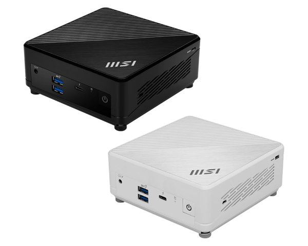 MSI Cubi 5 12M-008BAU Barebone Mini PC. i5-1235U/1x M.2/1x 2.5"/2x DDR4/1x USB 3.2 Gen 2 Type A/1x Thunderbolt 4 (USB Type C port)/2x RJ45/Wireless/BT/1x HDMI/1x DP/Black/ 3Yr