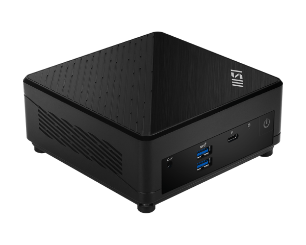 MSI Cubi 5 12M-008BAU Barebone Mini PC. i5-1235U/1x M.2/1x 2.5"/2x DDR4/1x USB 3.2 Gen 2 Type A/1x Thunderbolt 4 (USB Type C port)/2x RJ45/Wireless/BT/1x HDMI/1x DP/Black/ 3Yr