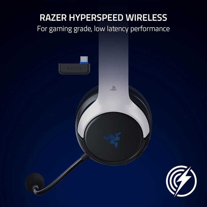 Razer RZ04-03980200-R3A1 Kaira HyperSpeed - Licensed PlayStation 5 Wireless Gaming Headset - AP Packaging